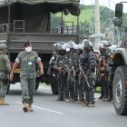 Personal militar fue desplegado en todas las cárceles para colaborar en las acciones que emprendió la policía para controlar la situación.