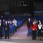 En un local con asientos para 2.000 personas, Copol recibió a sus bachilleres en grupo no mayor a 17 estudiantes.