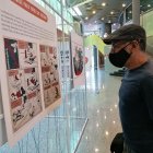 Presentación. La muestra retrata la historia del popular personaje Condorito.