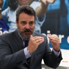 El representante de Unicef en Ecuador, Joaquín González-Alemán, durante una entrevista con Efe hoy en Qui