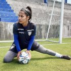 Irene Tobar. arquera de Dragonas de Independiente del Valle.