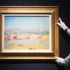 Fotografía de archivo fechada el 17 de febrero de 2021 del la obra titulada "Tower of the Koutoubia Mosque".