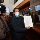 El candidato presidencial, Yaku Pérez, presentó el recurso ante el TCE.