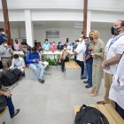 La alcaldesa Cynthia Viteri confirmó en el Hospital Bicentenario que comprarán las tres vacunas.