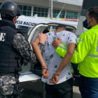 Fue trasladado en un helicóptero de la Policía hasta Guayaquil.