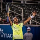Roberto Quiroz le sigue dando alegrías al tenis ecuatoriano.