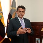 Patricio Pazmiño, quien era el ministro de Gobierno de Ecuador.