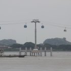 La protección de la Aerovía, que según la ATM esta resiste un impacto de 1.000 toneladas.