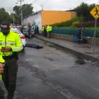 La víctima es un hombre de aproximadamente 35 años.