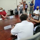 Cita. Autoridades de diferentes organismos durante la rueda de prensa.