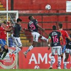 Independiente del Valle fue derrota por Unión Española, en Santiago de Chile, la noche del 9 de marzo de 2021.