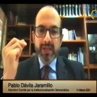 Firmeza. Pablo Dávila defendió su representación de 300 mil ciudadanos firmantes del proyecto de reformas constitucionales