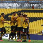 Damián Díaz marcó el primer tanto del partido.