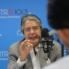 El candidato presidencial durante una entrevista a Radio Centro.