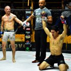 Defensor. El ecuatoriano Andrés Luna (d) es el actual campeón de peso mosca.