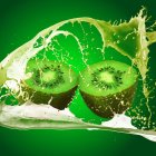 Kiwi, fruta refrescante