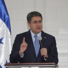 En la imagen, el presidente de Honduras, Juan Orlando Hernández.