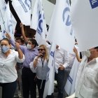 El martes pasado se realizó un plantón para exigir que se respeten los resultados de los comicios desarrollados el 12 de marzo pasado.