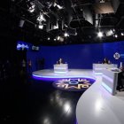 Ambos candidatos se encontraron en el debate del pasado domingo.