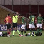 Gabriel Achilier chocó contra su compañero Miguel Segura y no pudo continuar