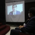 Francisco Morán, rector de la Universidad de Guayaquil, asumió el cargo vía Zoom, por motivos de salud.