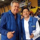 Álvaro Castillo (i) es el presidente nacional del partido Avanza.