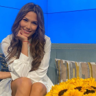 Alejandra Jaramillo en su primera aparición pública tras el duelo por el asesinato de Efraín Ruales.