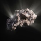 Este cometa errante -bautizado como 2I/Borisov- fue descubierto por el astrónomo aficionado Gennady Borisov en agosto de 2019.