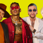 El Profe, Lorduy, Dim y Pablito, integrantes de Piso 21