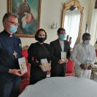 Autoridades locales en la presentación de las actividades virtuales por Semana Santa.