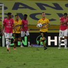 El volante ofensivo, Damián Díaz, marcó de penal el primer gol para Barcelona ante Independiente del Valle.