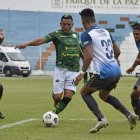 Hólger Matamoros fue el más activo en la ofensiva durante el primer tiempo