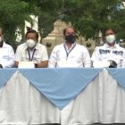 La Mesa Técnica de Salud del Coe cantonal dando el informe de la situación del coronavirus del 29 de marzo al 4 de abril.