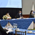 Los consejeros electorales se reunieron con el Cuerpo Diplomático para explicar el proceso electoral del domingo próximo.