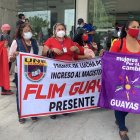Los maestros de Guayas se preparan para la jornada de protesta pacífica.