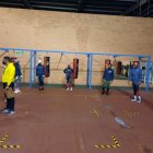 Preliminar. La selección de 13 pugilistas en pleno trabaja en un centro de Bogotá.