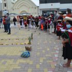 Ceremonia. Los niños y jóvenes participan en los rituales para que conozcan su significado