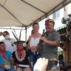 Jaime Vargas expresó su apoyo a Arauz en la Amazonía.