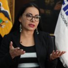 En la imagen, la presidenta del Consejo Nacional Electoral (CNE), Diana Atamaint.