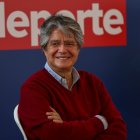 En la imagen, el candidato presidencial ecuatoriano, Guillermo Lasso.