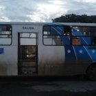 Esta es la unidad de transporte donde ocurrió el hecho violento.