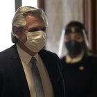 En la imagen, el presidente de Argentina, Alberto Fernández.