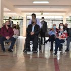 Lenín Moreno acudió a votar con sus ministros.