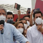 Lasso celebró su triunfo junto a su familia desde Guayaquil.