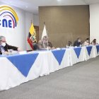 El pleno del CNE instaló hoy, 14 de abril de 2021, la Audiencia Pública de Escrutinio.