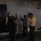 Operativo. Uno de los controles que está realizando la policía.