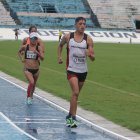 David Hurtado, marchista ecuatoriano, se impuso en los 10.000 en la prueba celebrada en la pista atlética del estadio Modelo.