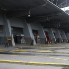 La Terminal Terrestre de Guayaquil luce vacía este 19 de abril tras anunciarse la paralización de transportistas.