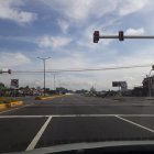 Vías. La vía E35 que comunica las provincias de Pichincha, Cotopaxi y Tungurahua, lucía casi vacía este sábado.