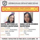 Búsqueda. Desde el jueves, dos menores venezolanas se reportaron como desaparecidas.